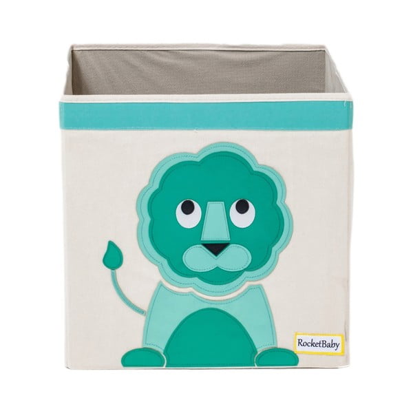 Medžiaginė vaikiška saugojimo dėžė Eddy the Lion - Rocket Baby