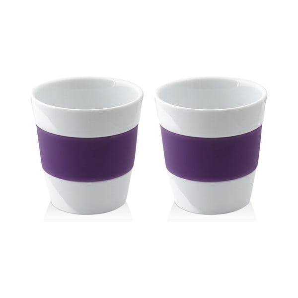 Dviejų puodelių rinkinys, 250 ml, violetinės spalvos