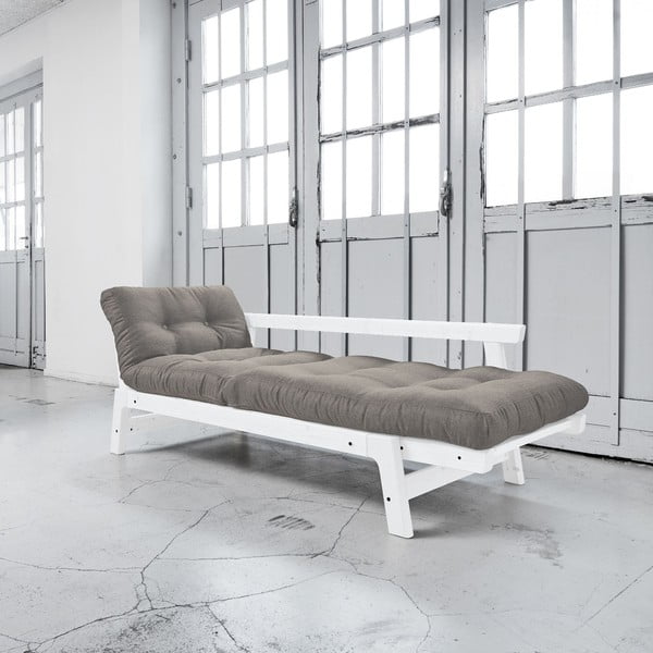 Sofa lova "Karup Step" balta/ granito pilka-image-2