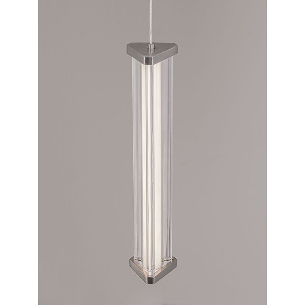 Matinės juodos spalvos/matinės sidabrinės spalvos iš metalo kabantis šviestuvas LED su pritemdymo funkcija ø 6 cm su gaubtu iš akrilo stiklo Pheme – Nova Luce-image-1