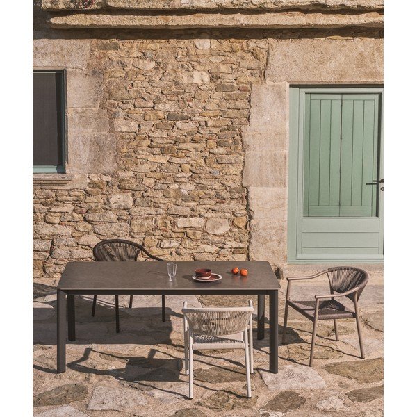Sodo valgomojo stalas su akmens stalviršiu 80x140 cm Anafi – Kave Home-image-3
