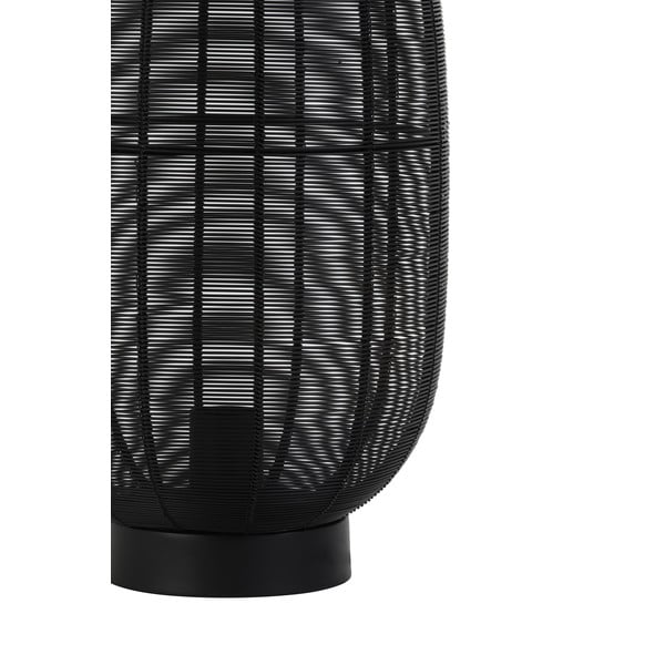 Juoda stalinė lempa (aukštis 30 cm) Ophra - Light & Living-image-1