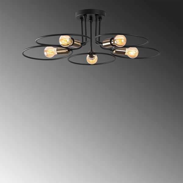 Lubinis šviestuvas juodos spalvos Circle – Opviq lights-image-3