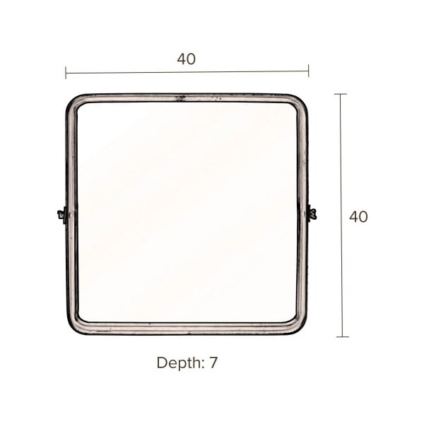 "Dutchbone Poke" veidrodis, aukštis 40,5 cm-image-1