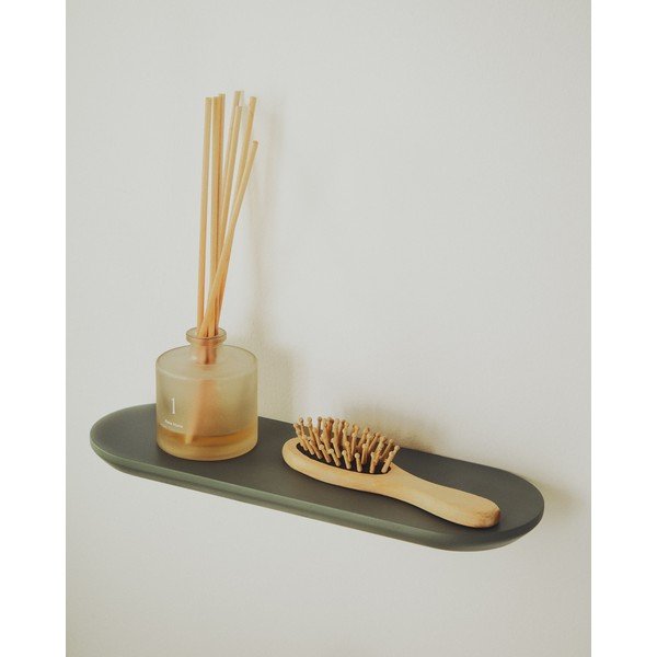 Žalios spalvos sieninės lentynos 2 vnt. 55 cm Arely – Kave Home-image-1