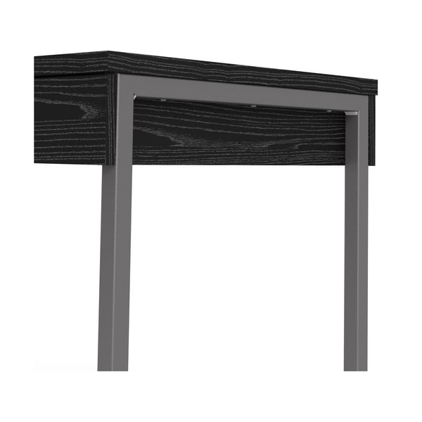 Juodas darbo stalas Tvilum Function Plus, 126 x 52 cm-image-4