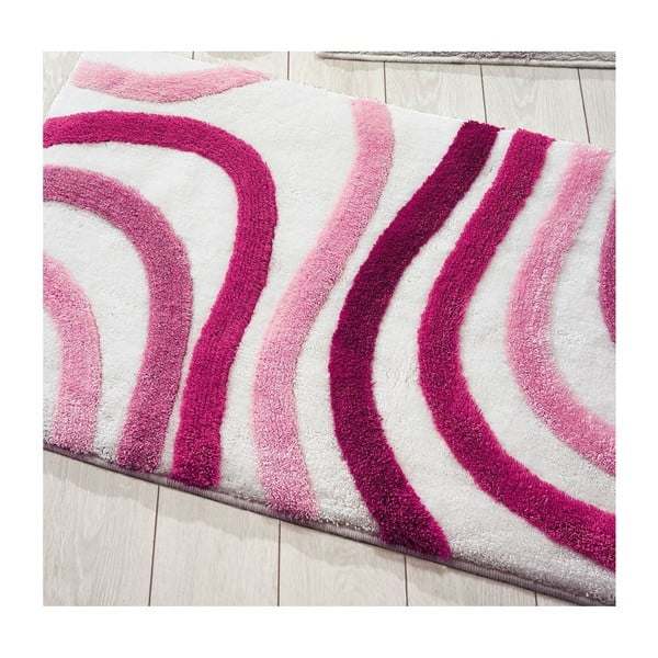 Rožinis vonios kilimėlis Confetti Bathmats Sardes, 70 x 120 cm