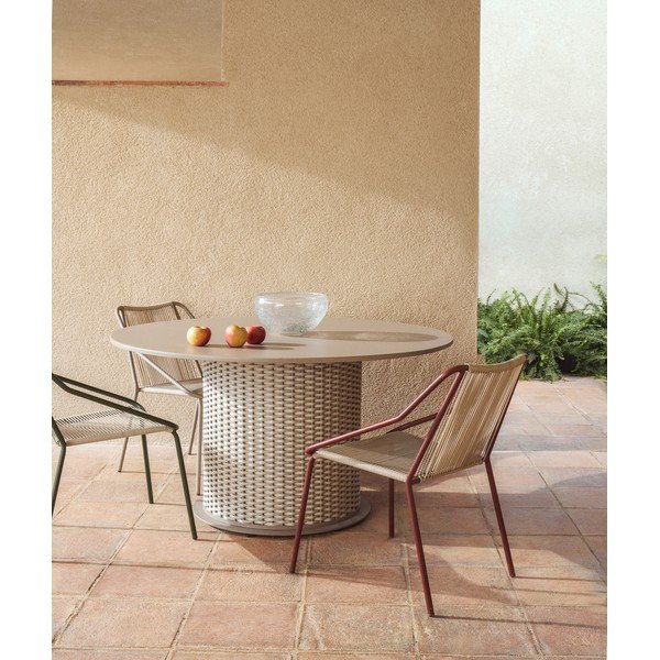 Apvalios formos sodo valgomojo stalas ø 135 cm Sedalis – Kave Home-image-1
