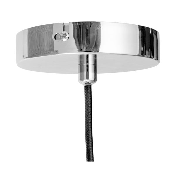 Pilkos spalvos kabantis šviestuvas ø 22 cm su stiklo gaubtu Adar – Bloomingville-image-2