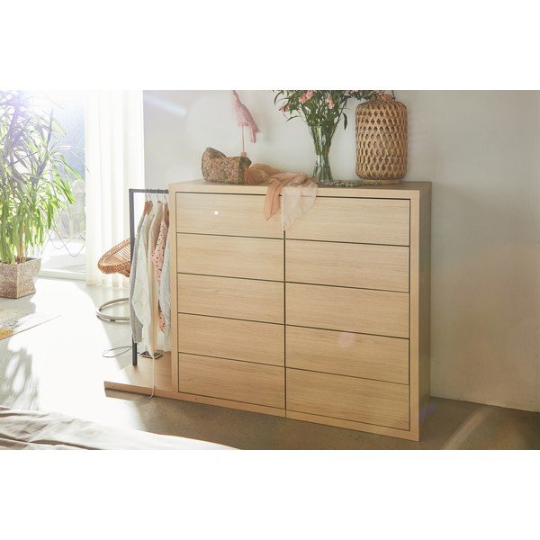 Žema ąžuolo dekoro spinta 105x113 cm Hugo - TemaHome-image-1