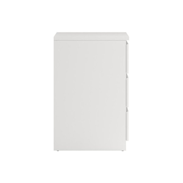 Baltos spalvos šoninė spintelė 154x76x50 cm Naia – Tvilum-image-4