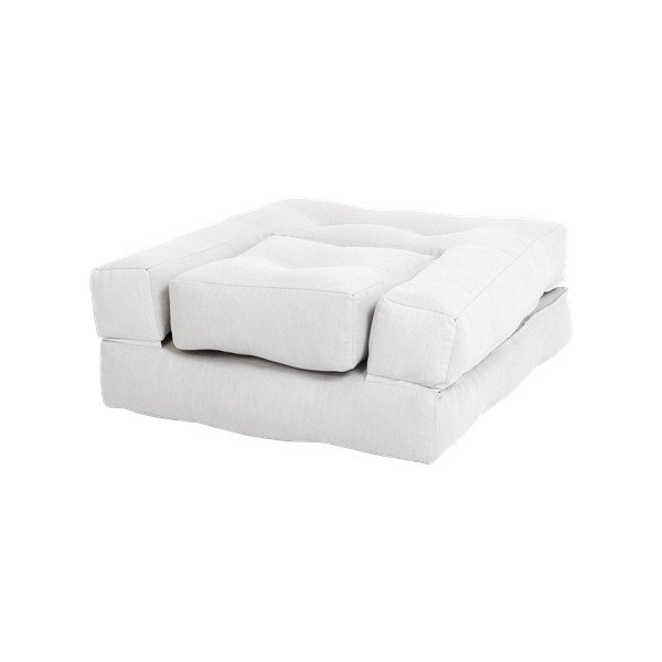 Vaikiškas sulankstomas krėslas su taburete Karup Design Mini Cube Grey-image-3