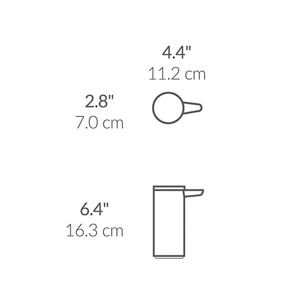 Automatinis muilo dozatorius iš plieno matinės sidabrinės spalvos 266 ml – simplehuman-image-2