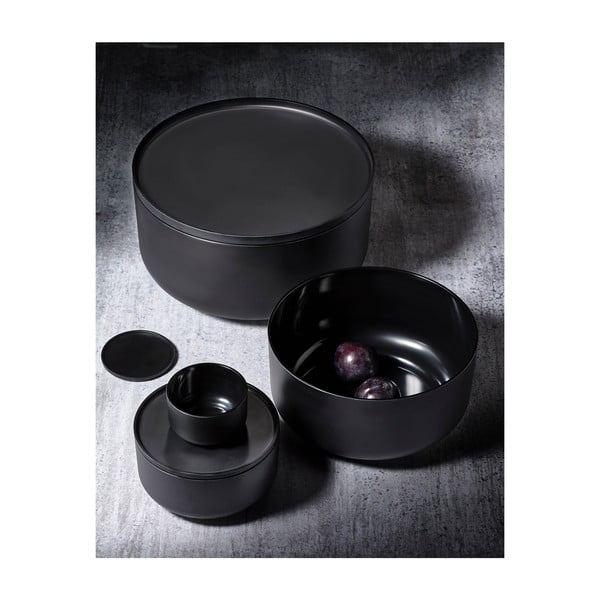 Tamsiai pilkas serviravimo indas su dangčiu Zone Peili, 1 l-image-2