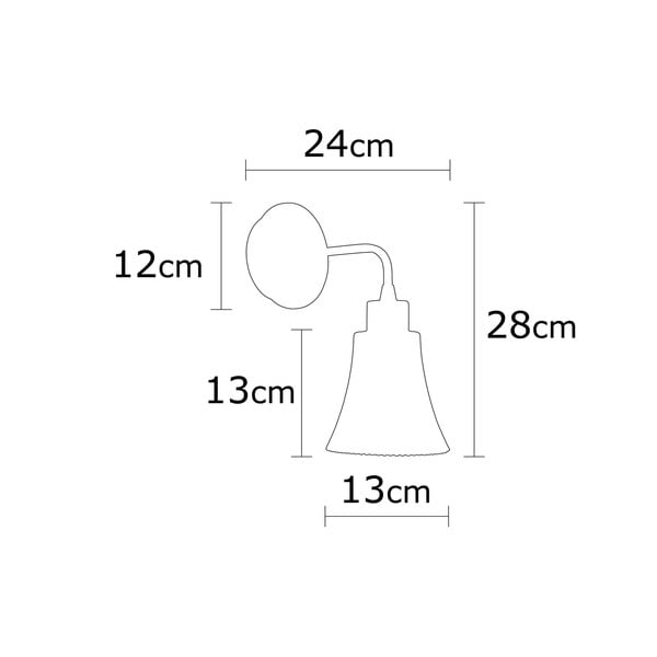 Vario spalvos sieninė lempa ø 13 cm Foca – Opviq lights-image-3