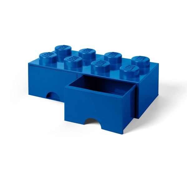 Tamsiai mėlyna daiktadėžė su dviem stalčiais LEGO®-image-1