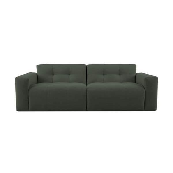 Sofa tamsiai žalios spalvos 220 cm Maxel – Scandic