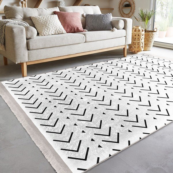 Baltas kilimas 160x230 cm - Mila Home-image-2