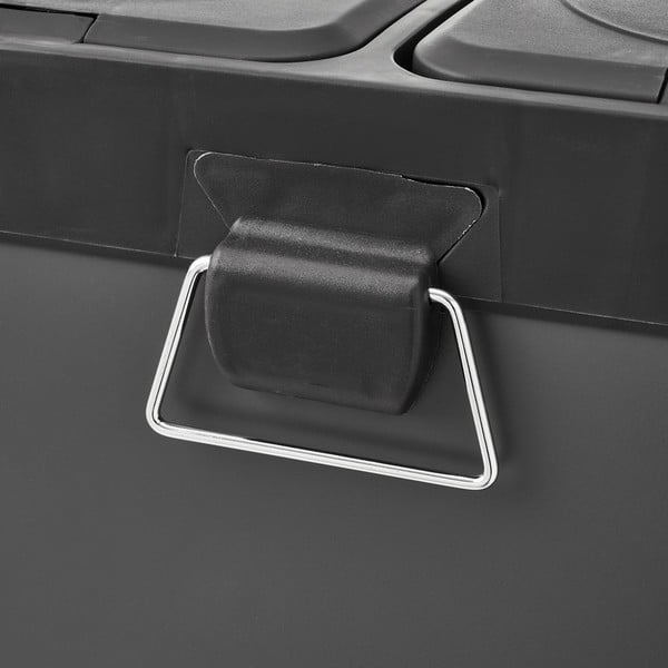 Iš nerūdijančio plieno šiukšliadėžė rūšiavimui/su pedalu 30 l – Casa Selección-image-2