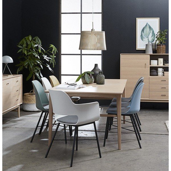 Balta valgomojo kėdė Unique Furniture Whistler-image-1