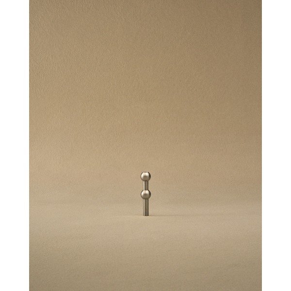 Matinės sidabrinės spalvos iš metalo vaza (aukštis 10 cm) Nagel – STOFF Nagel-image-2