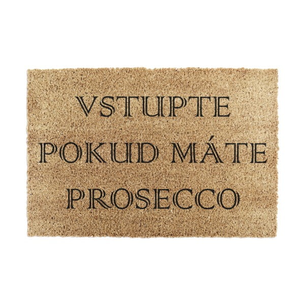 Iš kokoso pluošto grindų kilimėlis 40x60 cm Prosecco – Artsy Doormats
