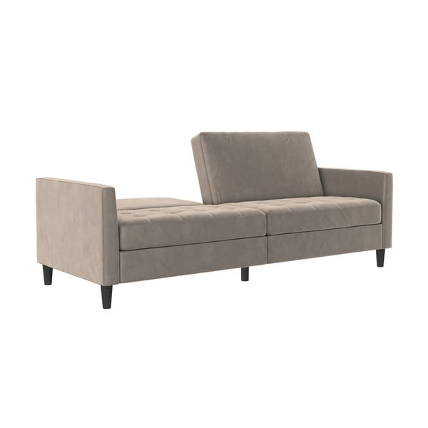 Iš velveto sofa smėlio spalvos 207 cm Presley – Støraa-image-4