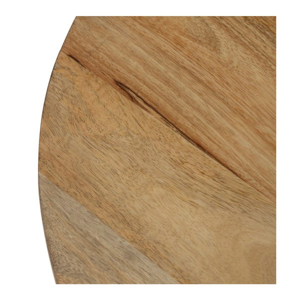 Natūralios spalvos iš mango masyvo apvalios formos kavos staliukas ø 60 cm Mao – Ixia-image-4