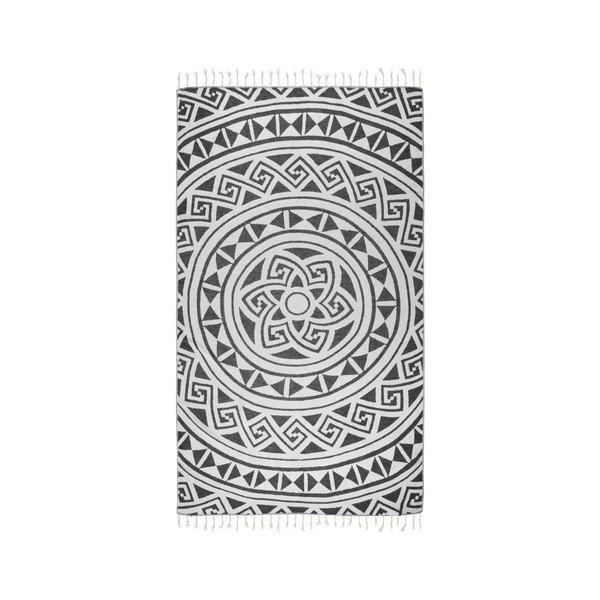 Juodas hamamo rankšluostis Kate Louise Mirabelle, 165 x 100 cm-image-2