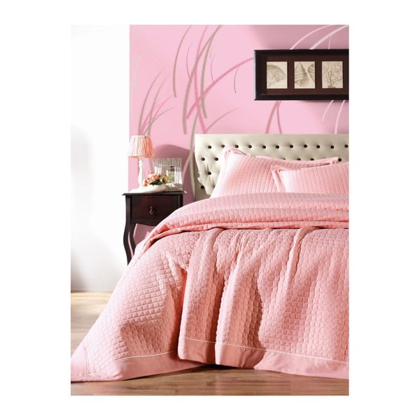 Rožinės spalvos patalynė dvigulei lovai "Paradiso Puro Rosa", 180 x 230 cm