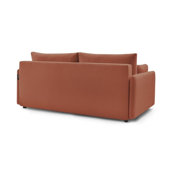 Sulankstoma sofa oranžinės spalvos 211 cm Marcel – Bobochic Paris-image-4