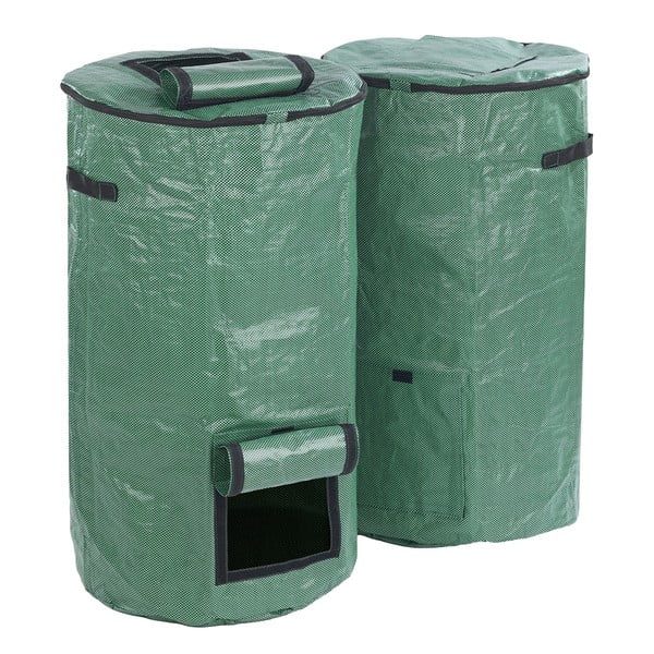 Komposto dėžės žalios spalvos 2 vnt. 125 l – Maximex