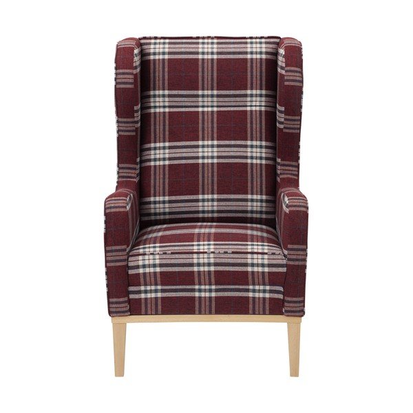 Raudonos spalvos languotas krėslas Max Winzer Angelo-image-2