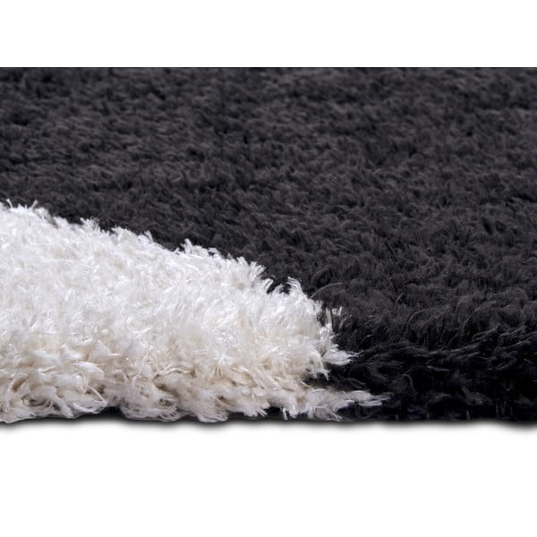 Kilimas juodos ir baltos spalvos 80x150 cm – Elle Decoration-image-3