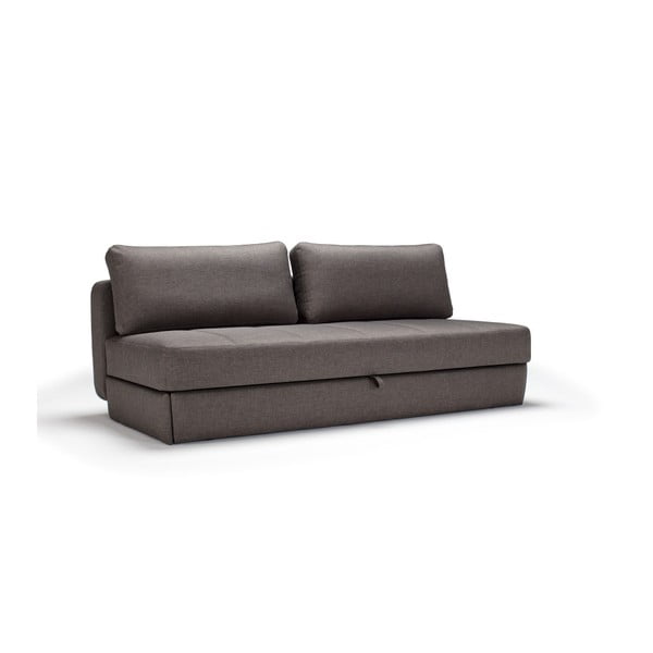 Tamsiai pilka sofa lova Inovacijos "Svala Flashtex Dark Grey