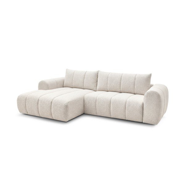 Smėlio spalvos kampinė sofa (su kairiuoju kampu/su gultu) Nesty – Bobochic Paris-image-3
