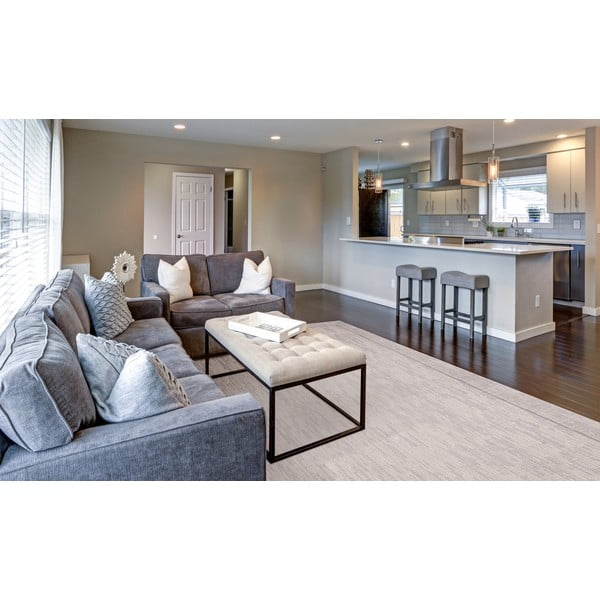 Kilimas iš vilnos smėlio spalvos 200x300 cm Linea – Agnella-image-1