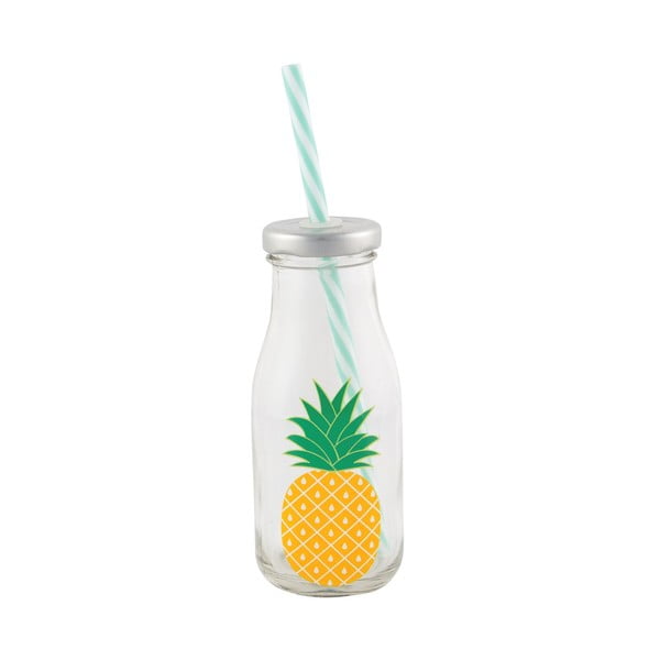 Stiklinė su šiaudeliu "Sass & Belle Tropical Pineapple