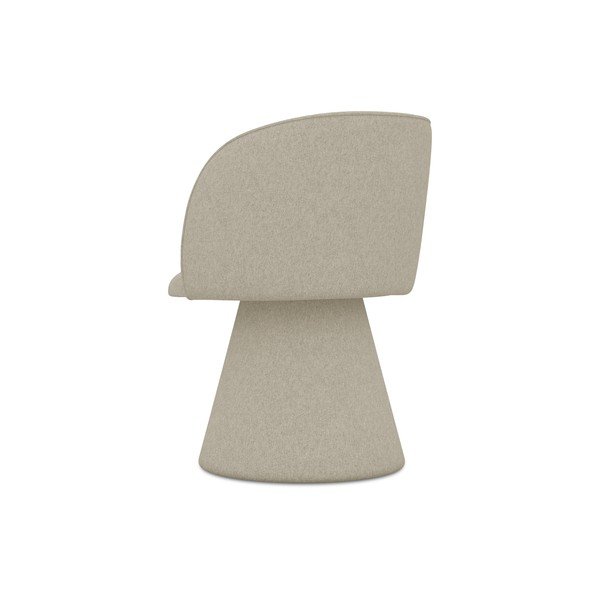 Smėlio spalvos iš audinio valgomojo kėdė Maia – Makamii-image-2