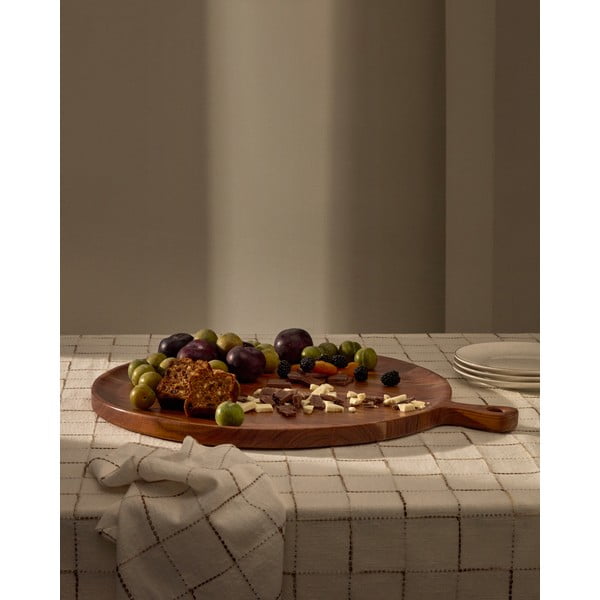 Serviravimui iš medienos pjaustymo lentelė ø 50 cm Eitene – Kave Home-image-1