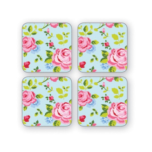 4 "Cooksmart England Florals" padėkliukų rinkinys