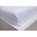 Paklodė baltos spalvos iš mikropliušo su guma 180x200 cm – Jerry Fabrics