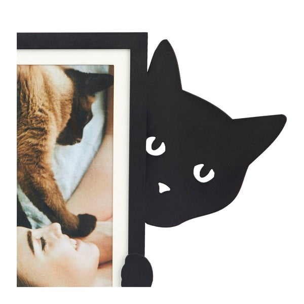 Iš metalo pastatomas rėmas juodos spalvos 31x19,5 cm Hidden Cat – Balvi-image-2
