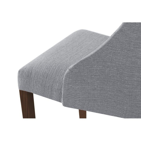 Pilka kėdė su tamsiai rudomis buko medienos kojomis Ted Lapidus Maison Absolu-image-3