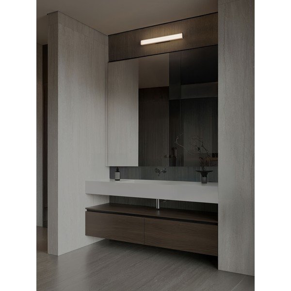 Matinės juodos spalvos iš metalo sieninė lempa LED Misty – Nova Luce-image-1