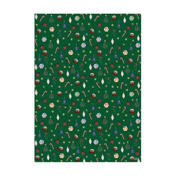 5 lapai dovanų vyniojimo popieriaus eleanor stuart Christmas Fun, 50 x 70 cm-image-1