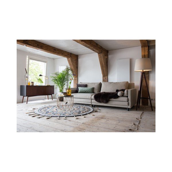 Rankų darbo kilimas Dutchbone Pix, Ø 170 cm-image-1