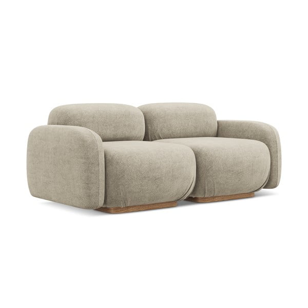 Smėlio spalvos iš boucle sofa 190 cm Ailani – Makamii-image-3