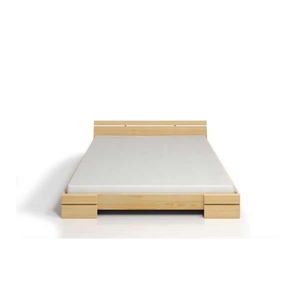 Dvigulė lova iš pušies medienos SKANDICA Sparta, 140 x 200 cm-image-1