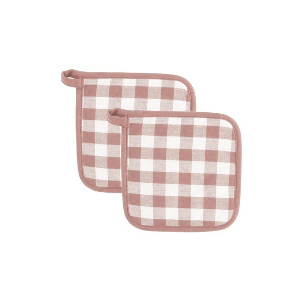 Iš medvilnės orkaitės pirštinės 2 vnt. Gingham – Tiseco Home Studio